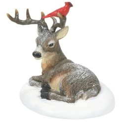Department 56 - Cardinal Christmas Deer