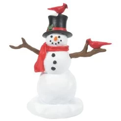 Department 56 - Cardinal Christmas Snowman