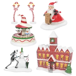 Department 56 2022 The Nightmare Before Christmas Village Set Of 5