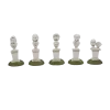 Department 56 Disney's Haunted Mansion Village Set Of 5 The Singing Busts 6010469