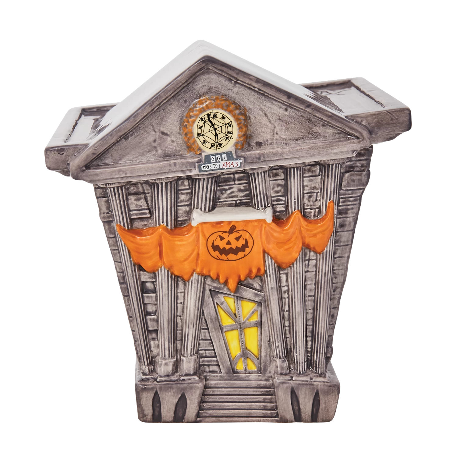 Department 56 The Nightmare Before Christmas Halloween Town City Hall Cookie Jar 6010946