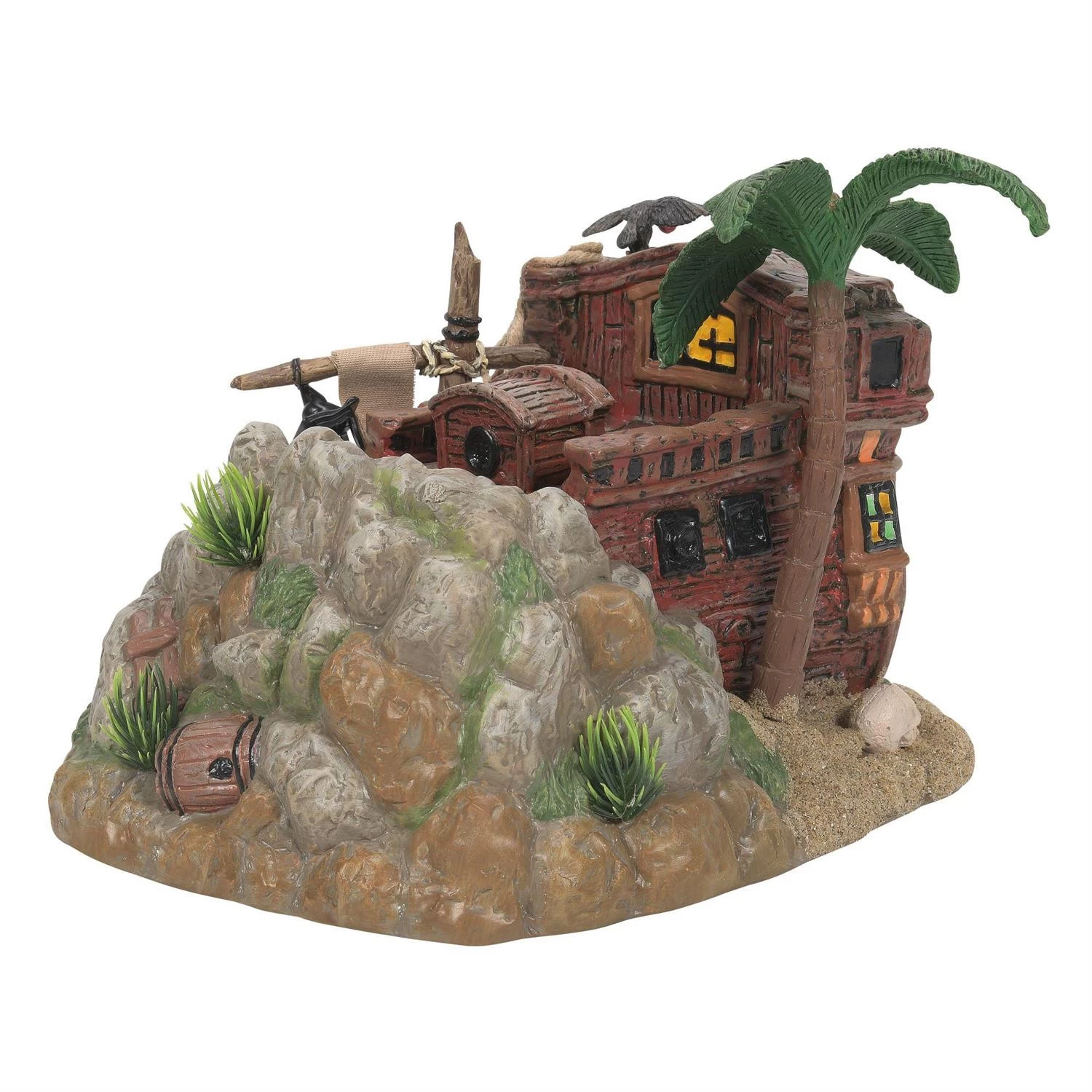 Department 56 Snow Village Halloween Pirate Haven Hideaway Building 6011440 - Image 2