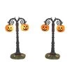 Department 56 Halloween Village Hallows Eve Lit Street Lamps 6012281