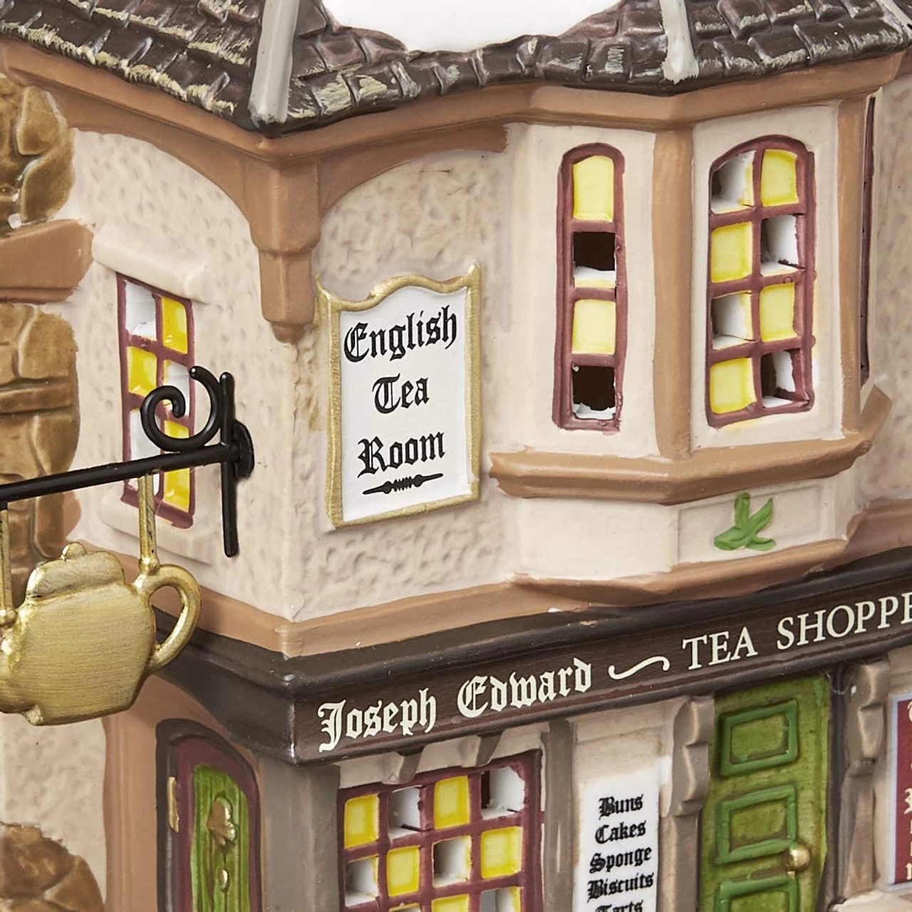 Department 56 - Dickens Village - Joseph Edward Tea Shoppe - Image 4