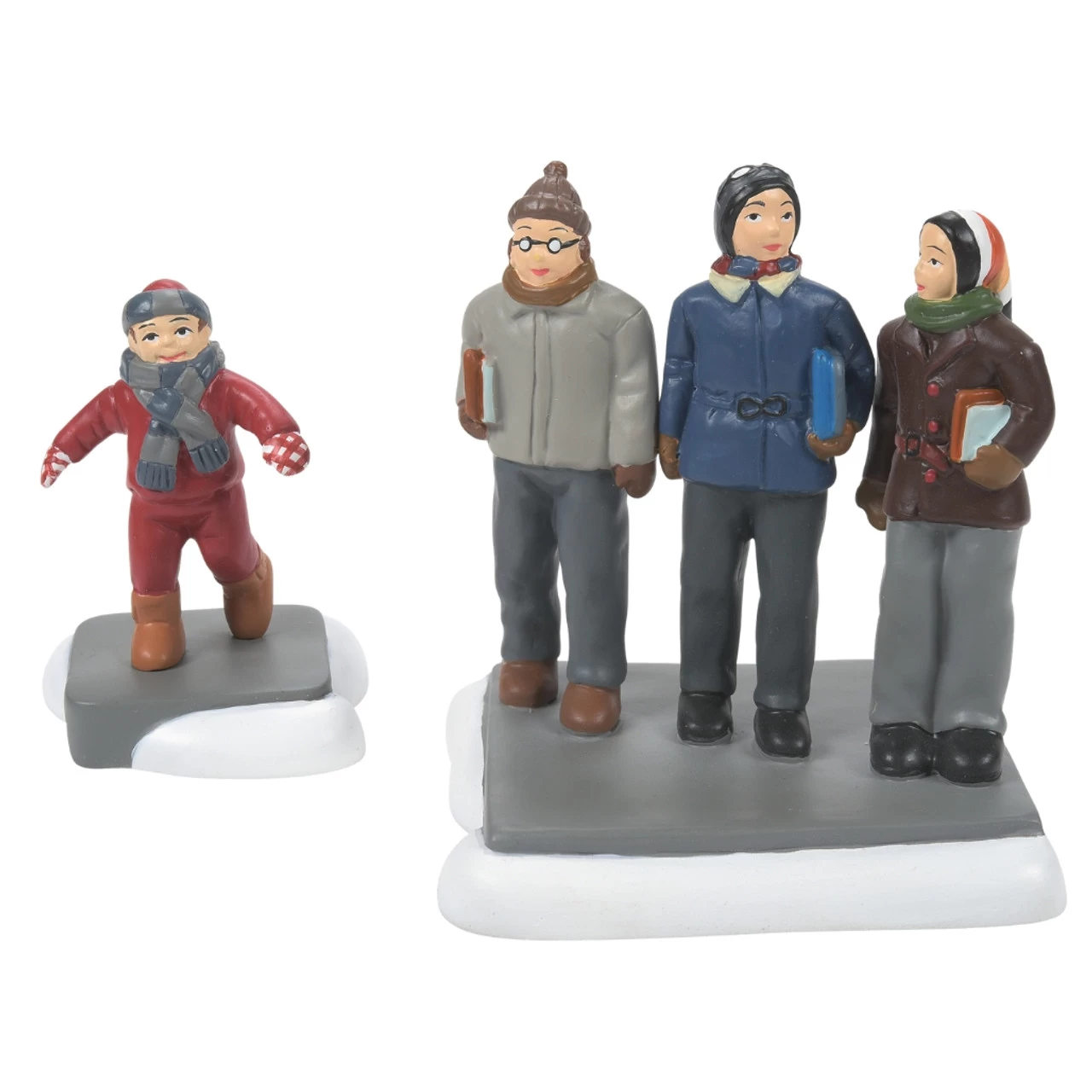 Department 56 - A Christmas Story Village - C'mon Guys, Wait Up!