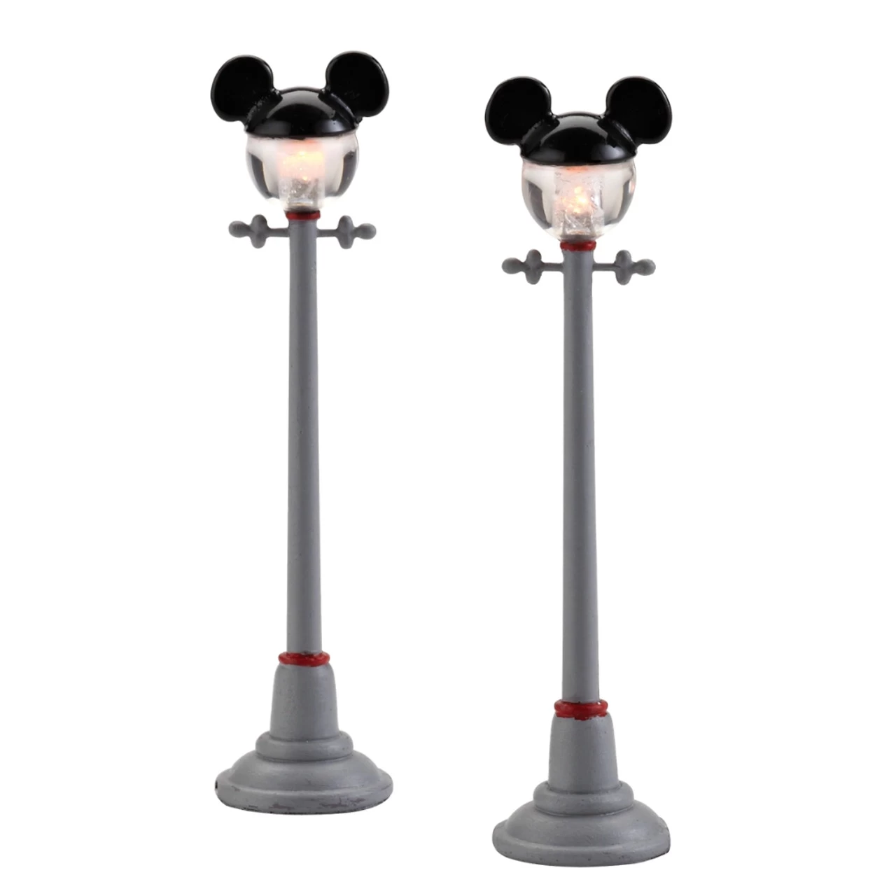 Department 56 - Disney Village - Mickey Mouse Street Lamps Set Of 2