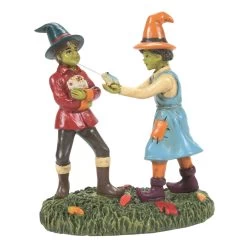 Department 56 - Halloween Village - The Squirting Frog Trick