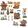 Department 56 Disney's Pumpkintown Halloween Village Complete 13 Piece Set