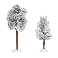 Department 56 - Snowy Jack Pines Set Of 2