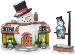 Department 56 - North Pole Village - Snowy's Diner