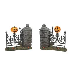 Department 56 Halloween Village Jack Lantern Lit Fence Corners 6007702
