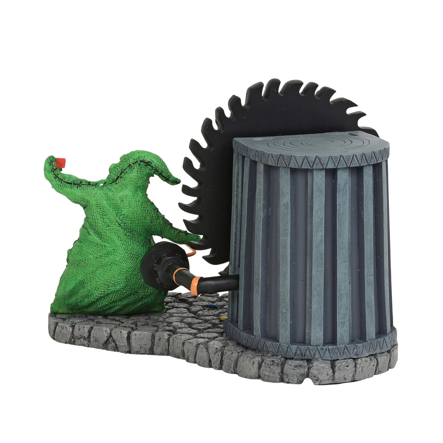 Department 56 The Nightmare Before Christmas Oogie Boogie Gives A Spin Animated Village Figure 6004819 - Image 3