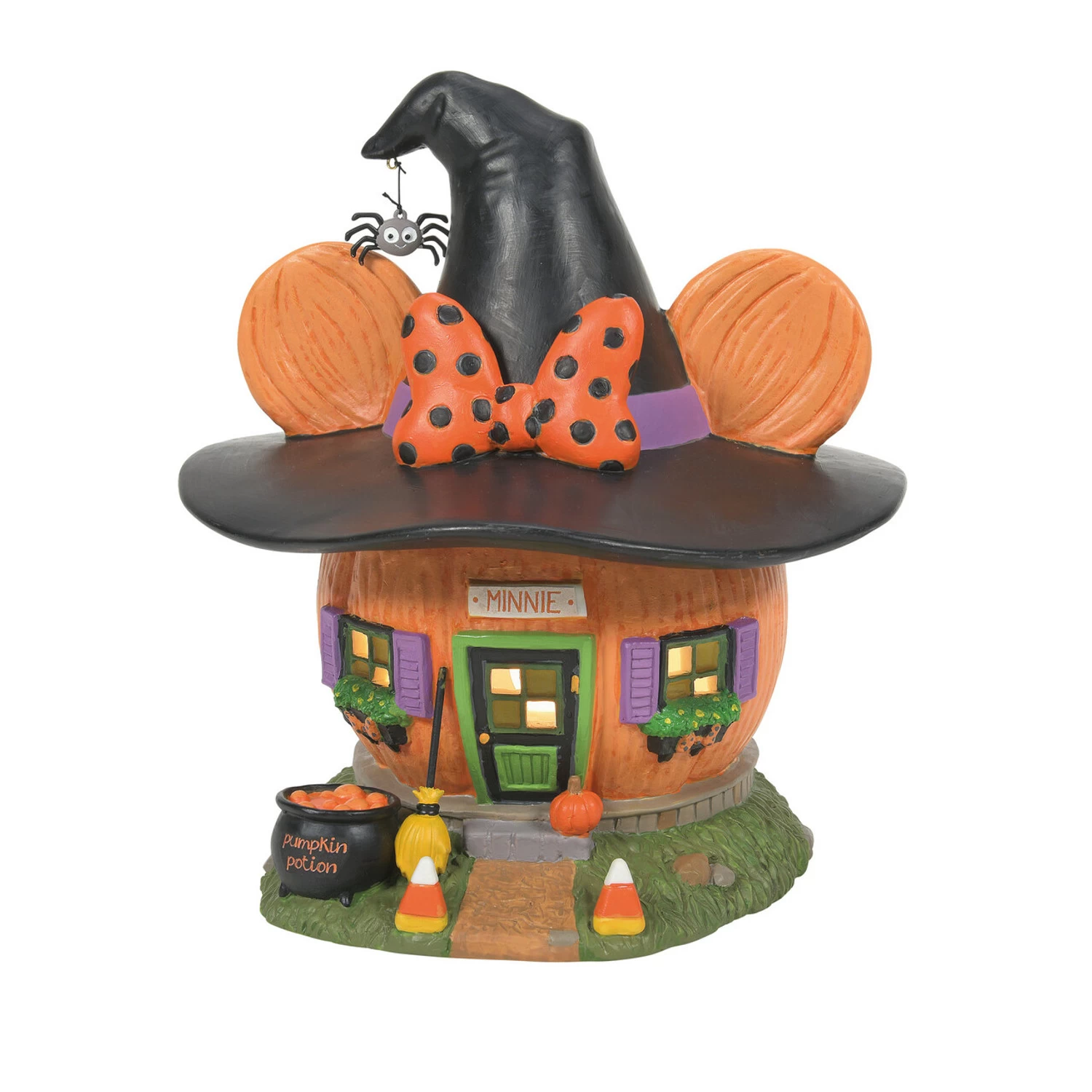 Department 56 Disney's Pumpkintown Halloween Village Complete 13 Piece Set - Image 3