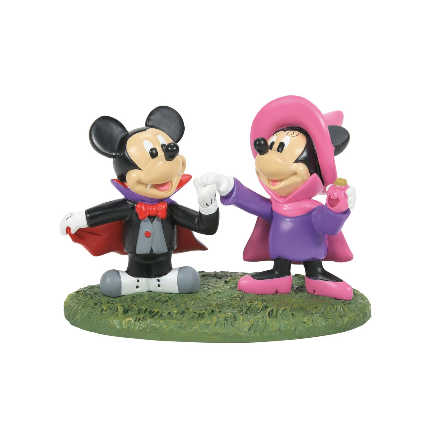 Department 56 Disney's Halloween Pumpkintown Village Mickey & Minnie's Costume Fun Figure 6007728 - Image 2