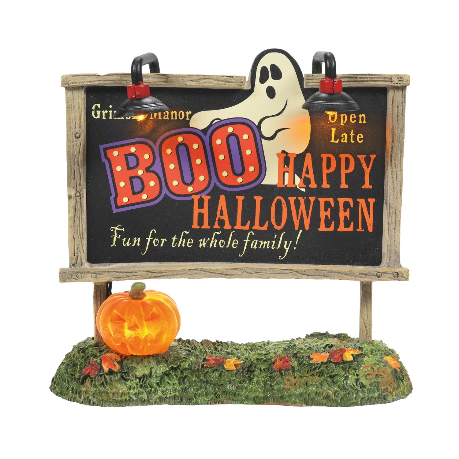 Department 56 Halloween Village Lit Ghost Billboard 6009819