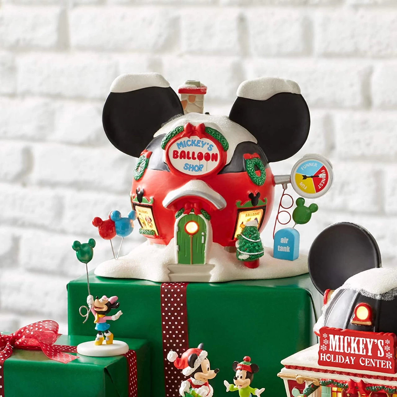 Department 56 - Mickey Village - Mickey's Balloon Inflators - Image 3