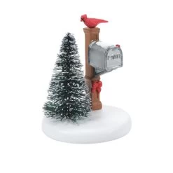 Department 56 Cardinal Christmas Mailbox
