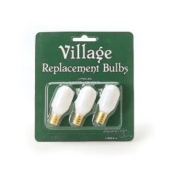 Department 56 Village Replacement Light Bulb 3 Pack