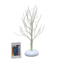 Department 56 Twinkle Branch White Tree - 11 Inch Multicolor With Remote