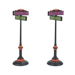 Department 56 Halloween Festive Signs