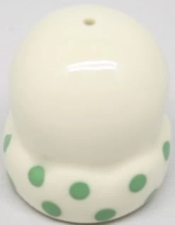 Department 56 Bead It - Bead Body White With Green Dots