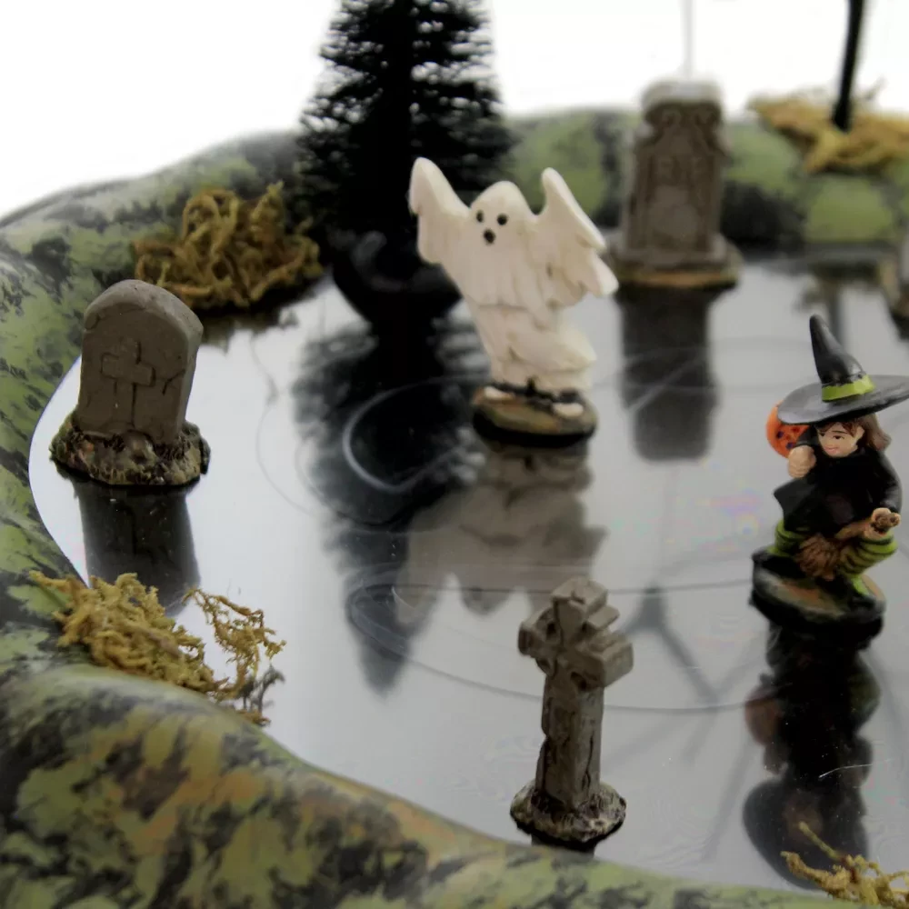 Department 56 Animated Ghosts In Graveyard - Image 2