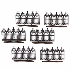 Department 56 - Halloween - Spooky Wrought Iron Fence Set Of 6