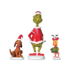 Department 56 Grinch, Max, And Cindy-Lou Who