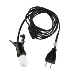 Department 56 Village Single Switched Light Cord - Black