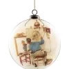 Department 56 Norman Rockwell Saturday Evening Post Self Portait - Ornament