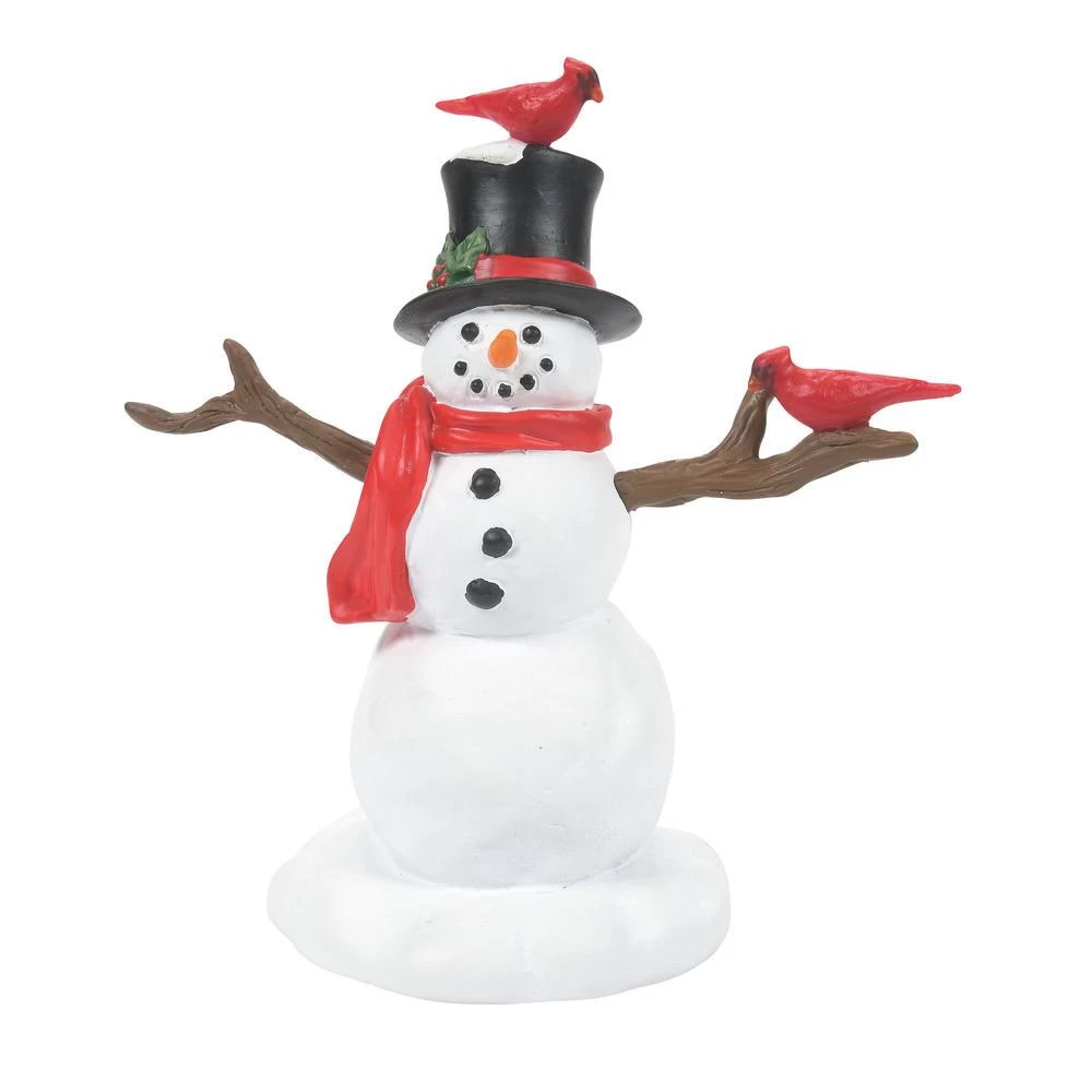 Department 56 Cardinal Christmas Snowman - Image 2