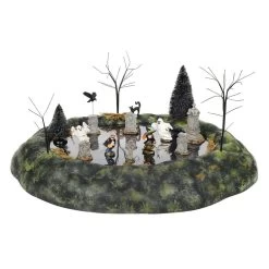 Department 56 Animated Ghosts In Graveyard