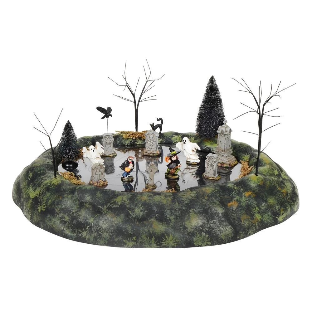Department 56 Animated Ghosts In Graveyard
