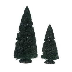 Department 56 Purple Sisal Tree - Set Of 2